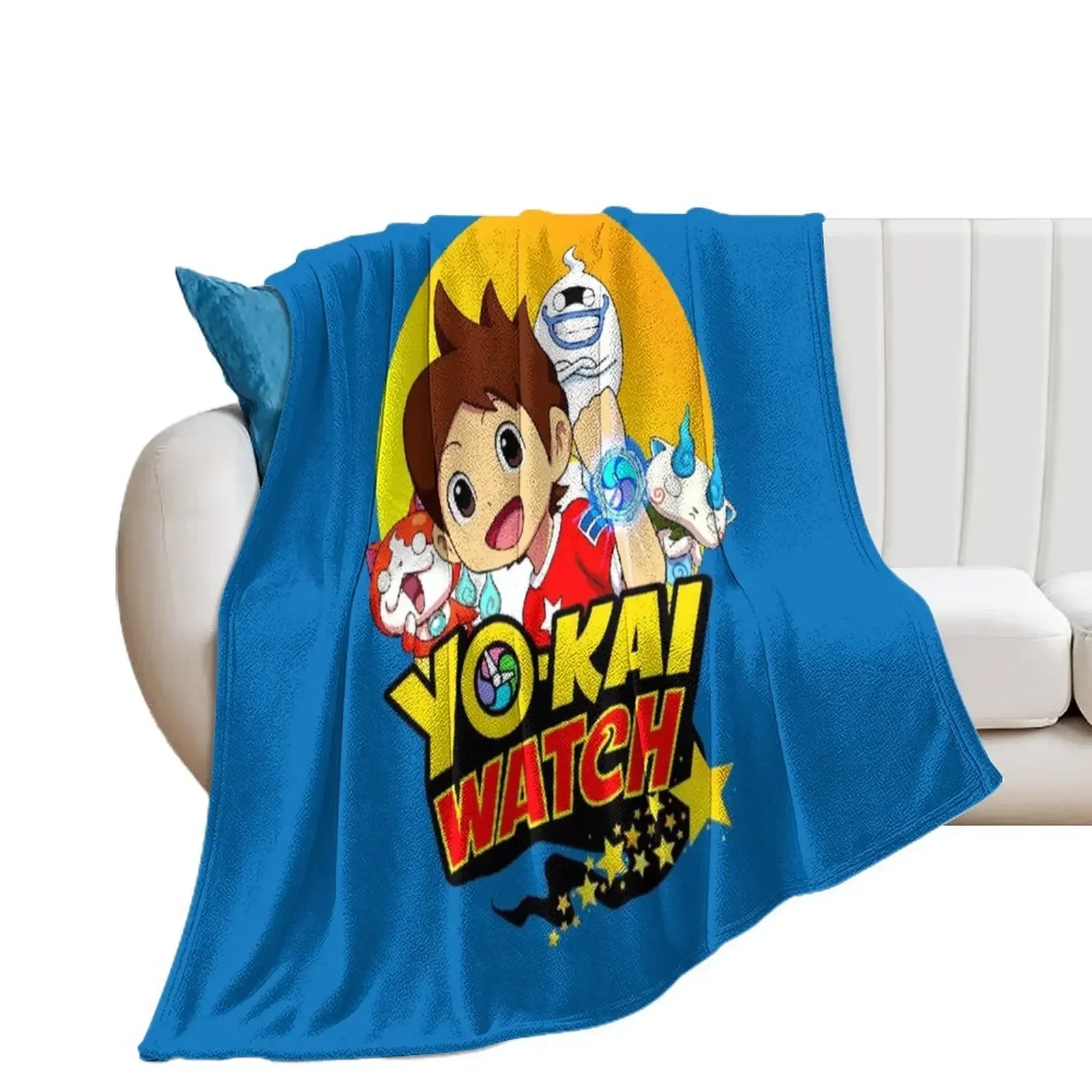 yokai-watch Throw Blanket Shaggy Soft valentine gift ideas Blankets