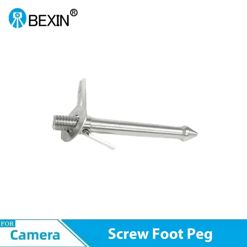 BEXIN-trípode Universal de repuesto, 120mm, 65mm, 3/8 pulgadas, pincho de pie para Bogen Manfrotto, Gitzo, Benro, RRS, SIRUI, monopié
