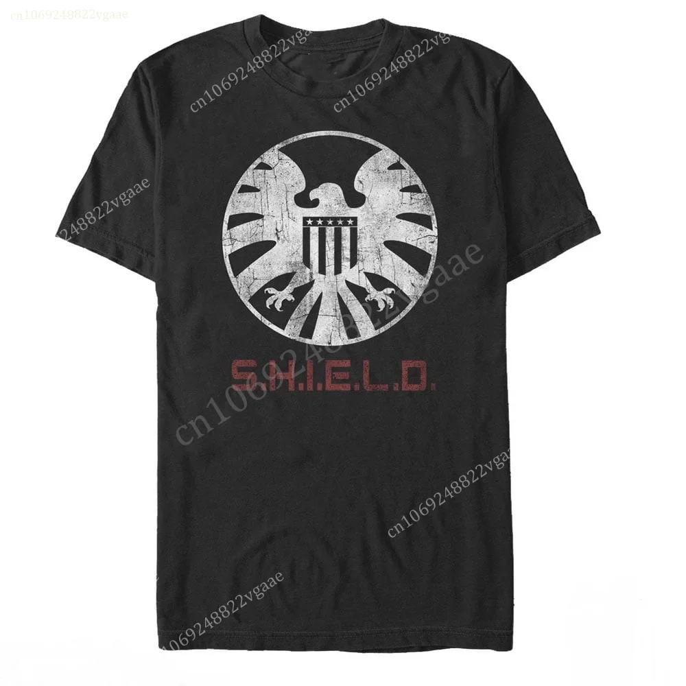 Marvel S.H.I.E.L.D. T Shirt Men Boys Avengers Kids Shield Spider Man Captain America Iron Man The Hulk  Tee Top