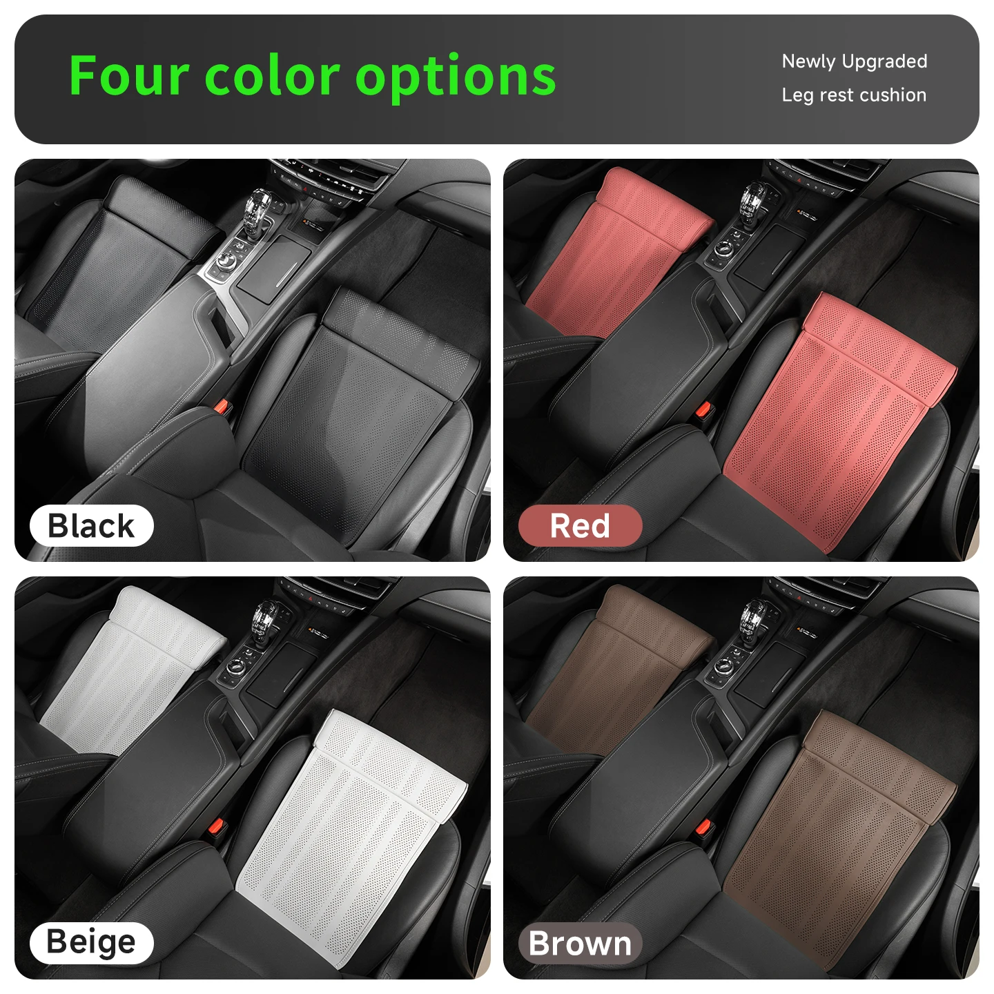 For Audi A1 8X A3 8L 8V 8P 8Y S3 RS3 A4 B6 B7 B8 B9 S4 RS4 A5 S5 RS5 A6 C5 C6 C7 C8 S6 RS6 TT 8N 8J Car Seat Leg Support Cushion view 5
