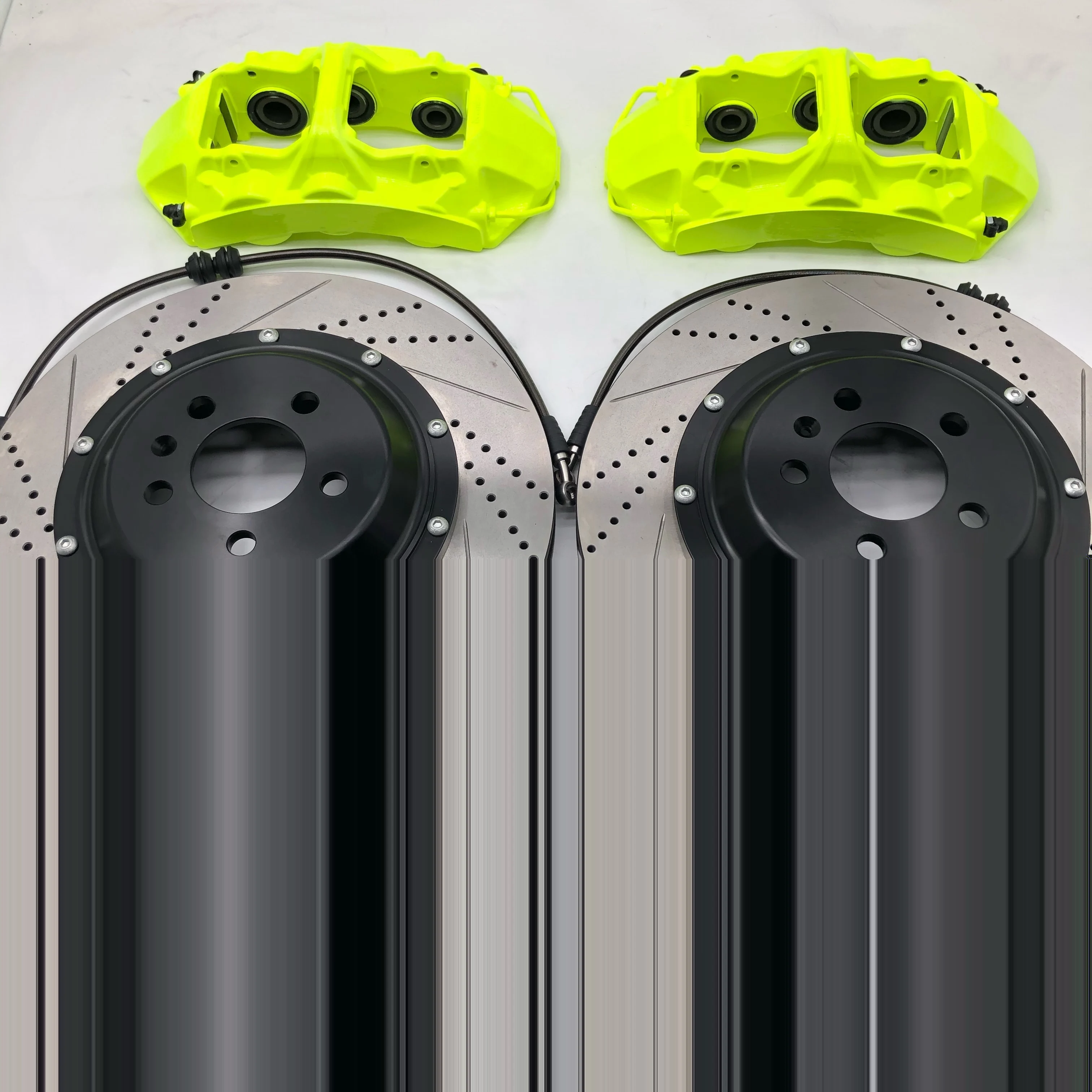 

Custom Front Brake System 6 Pots 380x34mm Disc Bell for 2008 SLK200 W164