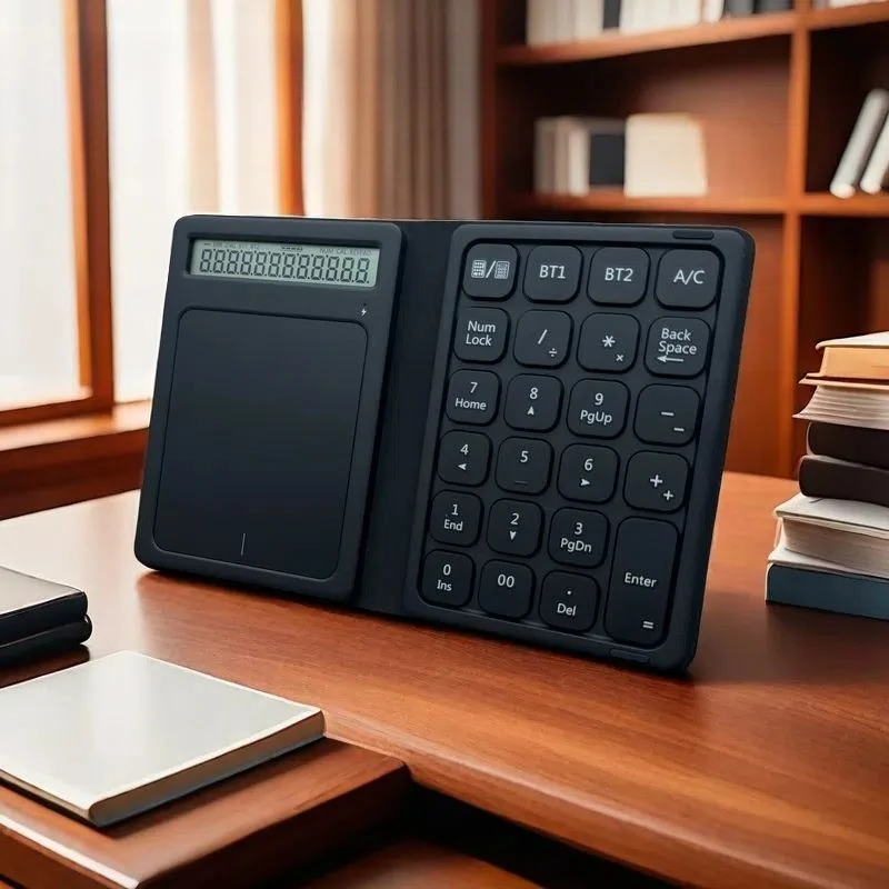 

Portable Mini Wireless Bluetooth Numeric Keypad Trackpad with Calculator