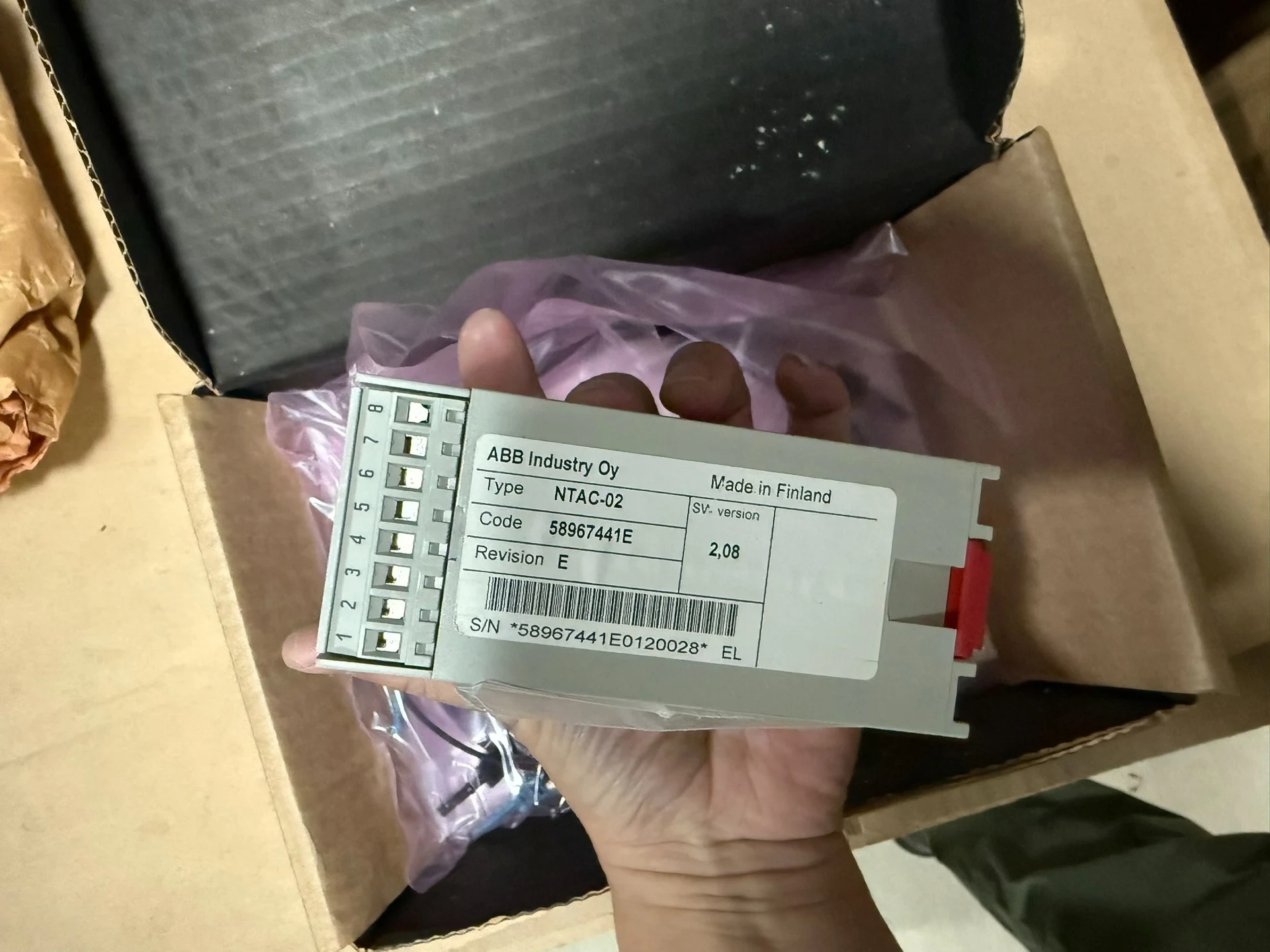 NTAC-02 New ABB Pulse Encoder Interface Module 3AFE589