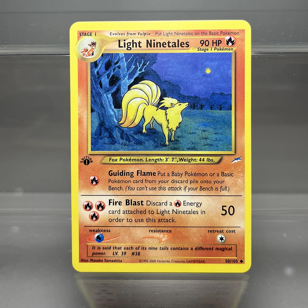 PKM Single Cards 1st Edition 1996 Raichu Charizard Dragonite PTCG Foil Cards Game Collection PKM Proxy Cards
