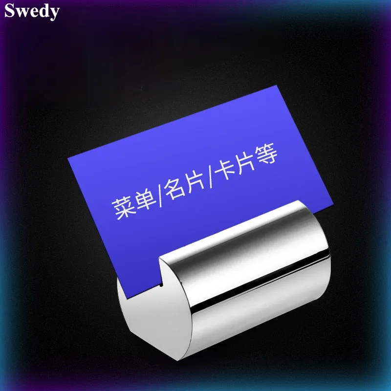Metal Seating Place Card Holder Wedding Picture Photo Clip Table Number Name Place Card Holder Menu Reserved Display Stand