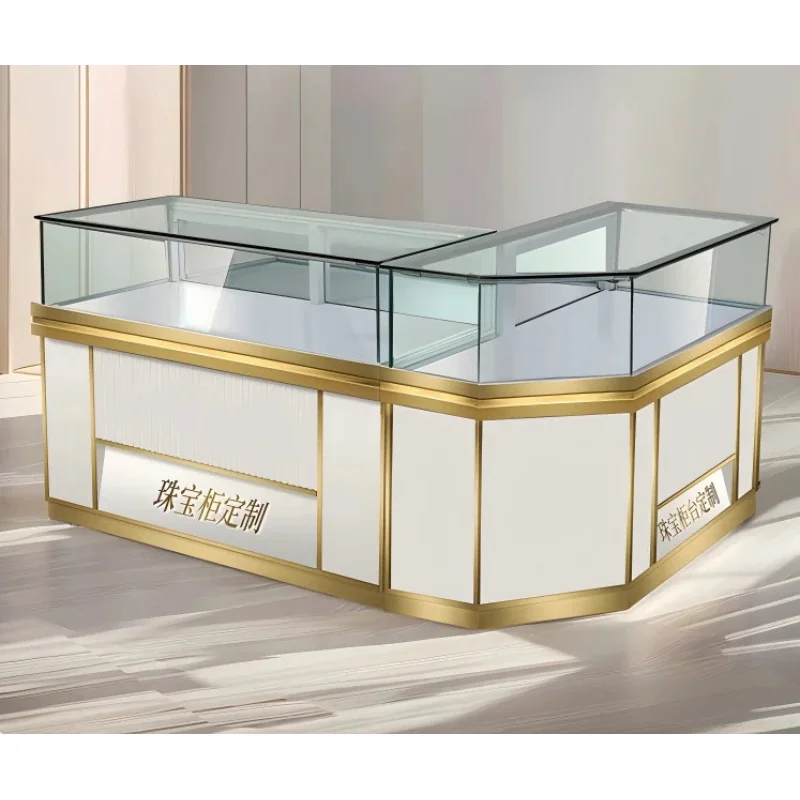 custom.New Style Hot Handcrafted Minimalist Solid Wood Watch Display Cabinet LED Display Screen Customizable Dimensions