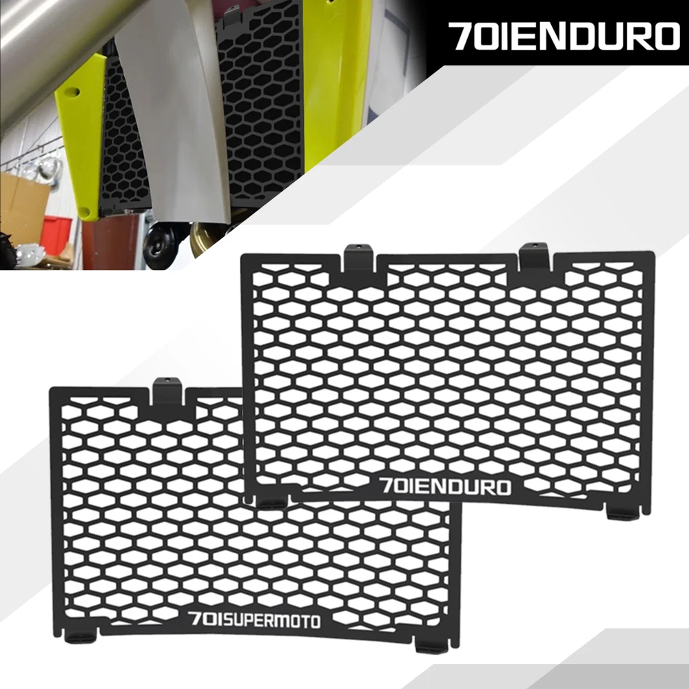 

For Husqvarna 701Enduro 701Supermoto 701 Enduro Supermoto 2016-2023 2022 Motorcycle Radiator Grille Guard Grill Cover Protector