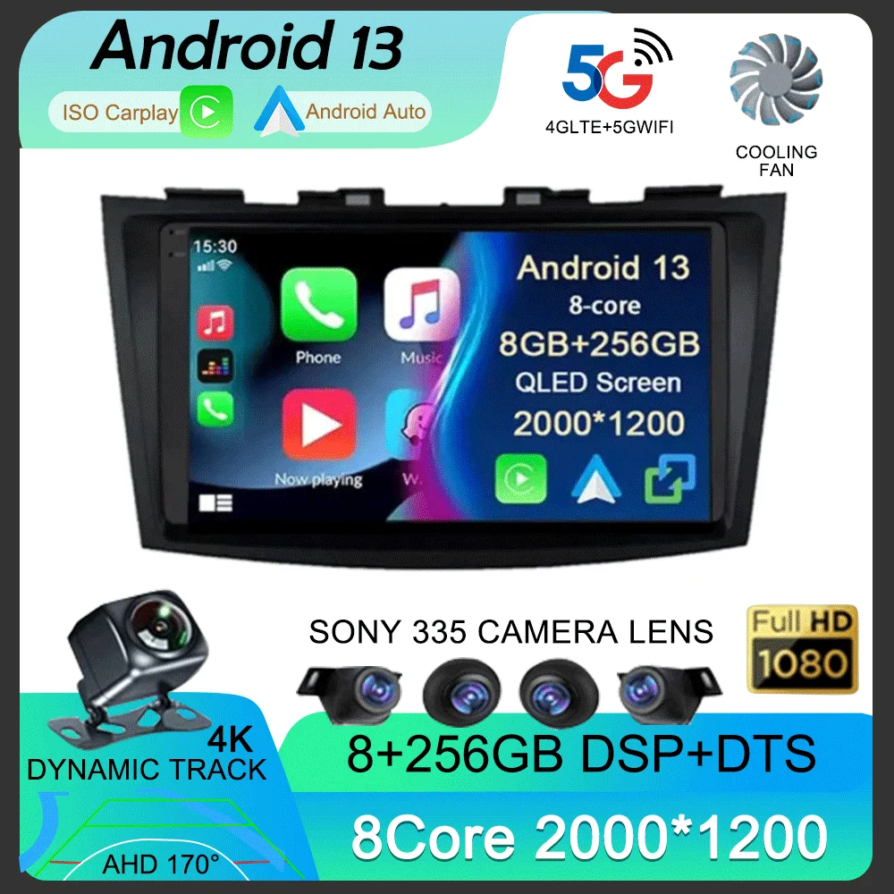 

Android 13 Carplay Auto For Suzuki Swift 4 2011 2012 2013 2014 2015 2016 Car Radio Multimedia GPS Player Stereo 2din Head Unit