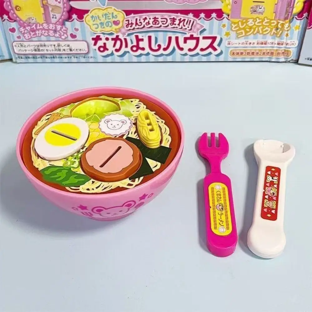 Regalo di Compleanno: Set Gioco Cucina con Ramen Simulato per l'Educazione Precoce, Gioco di Ruolo Cartone Animato, Regali per Bambine