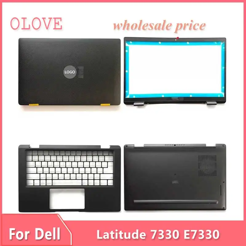 New Original For Dell Latitude 7330 E7330 Laptop LCD Back Cover Front Bezel Upper Palmrest Bottom Base Case Keyboard Hinges