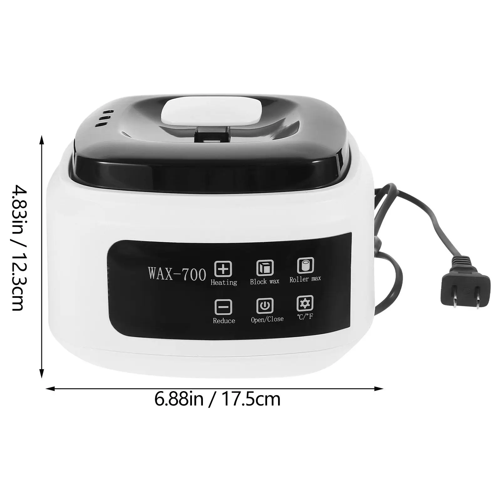 Wax Warmer Machine for Hair Removal Electric Hot Wax Warmer with Precise Temp Control Suitable for Brazilian Eyebrow Leg Body view 3