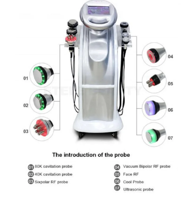 

40 К/80 К ультразвуковая кавитационная вакуумная машина для похудения тела 7 в 1 машина для скульптуры тела, коррекции фигуры, уменьшения жира, для похудения