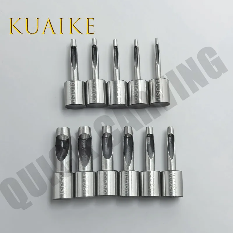 10PCS EMMA Stanzen Messer 28mm USC Loch Stanzen Schneiden Maschine Zubehör HSS Punch Bit Leder Stanzen für perforierte Schnitt