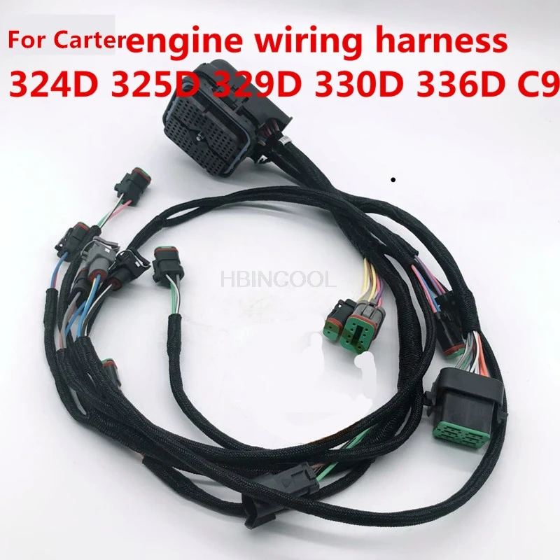 For CAT Excavator 324D 325D 329D 330D 336D C9 Engine Spot Wiring Excavator Accessories High Quality Free Shipping