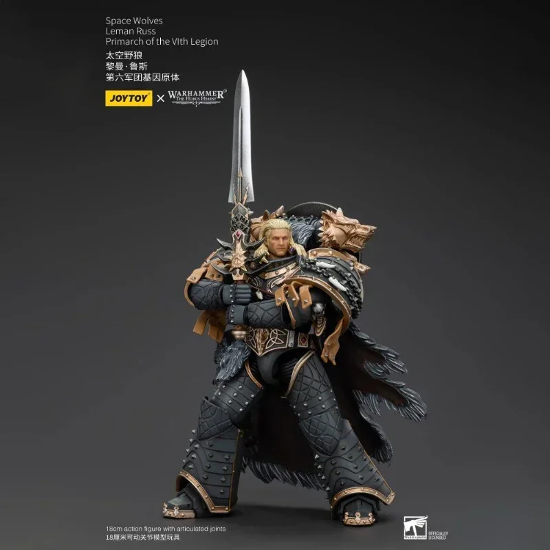 

JOYTOY The Horus Heresy Space Wolves Leman Russ Primarch of the VIth Legion 1/18 Action Figures Model Toys Boys Gifts In Stock