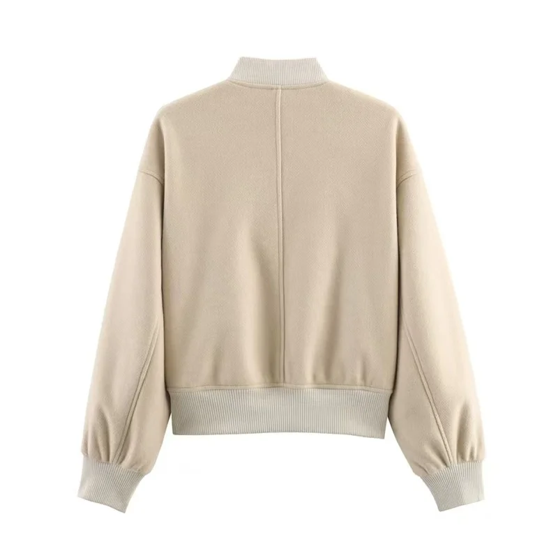 レディースジャケット 2025 冬新作 無地 長袖 ベースボールスタイル シングルブレスト シンプルジャケット カジュアルファッション 多用途