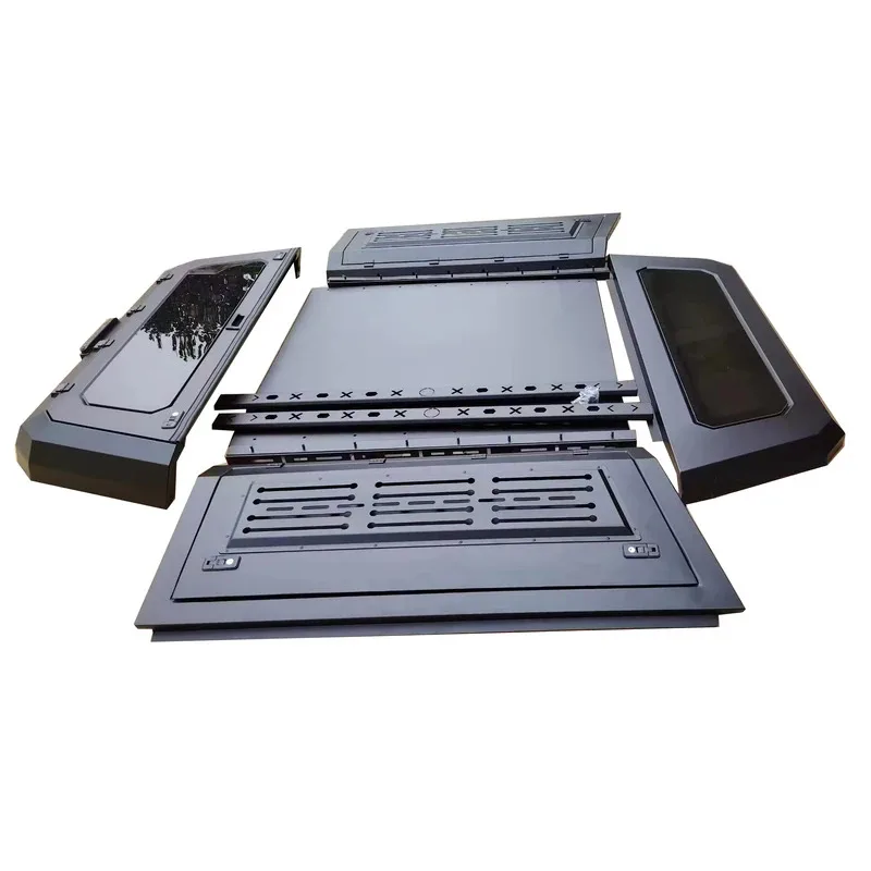 

High Quality Aluminum Alloy Tonneau Cover Waterproof Foldable Hardtop Off-Road Pickup Truck Bed Canopy