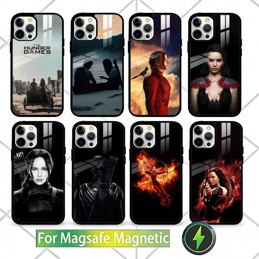 

T-The H-Hunger G-Games Phone Case For iPhone17,16,15,14,13 Plus,Pro Max Magnetic For Magsafe Wireless Charging
