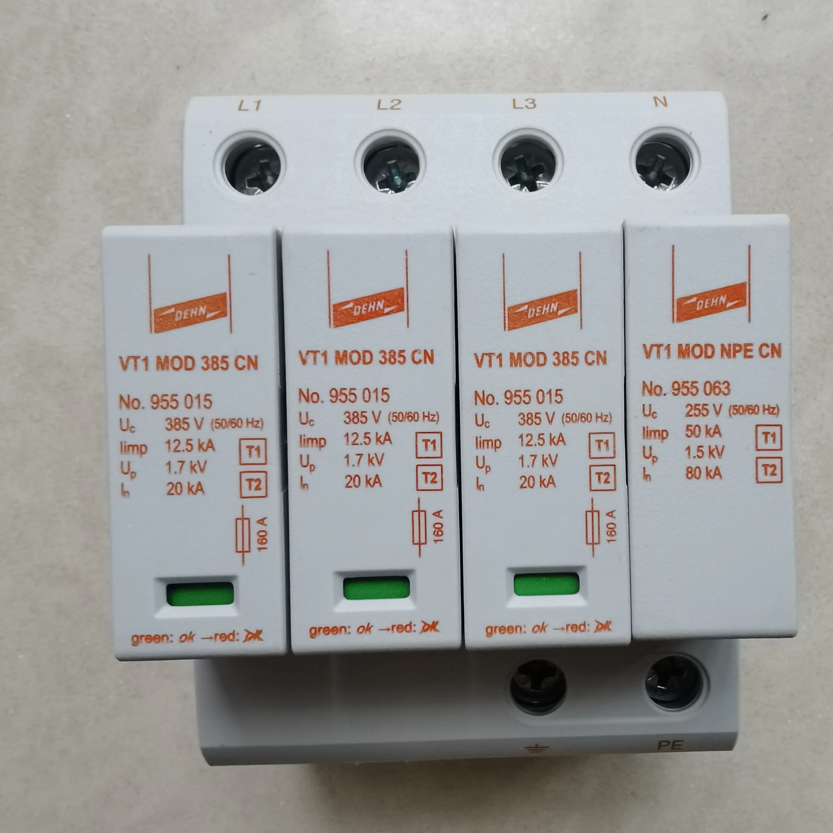 تعزيز ألمانيا DEHN حامي البرق الطاقة 952428 درع عرام حامي DG M TT 385 CN رائجة البيع #4