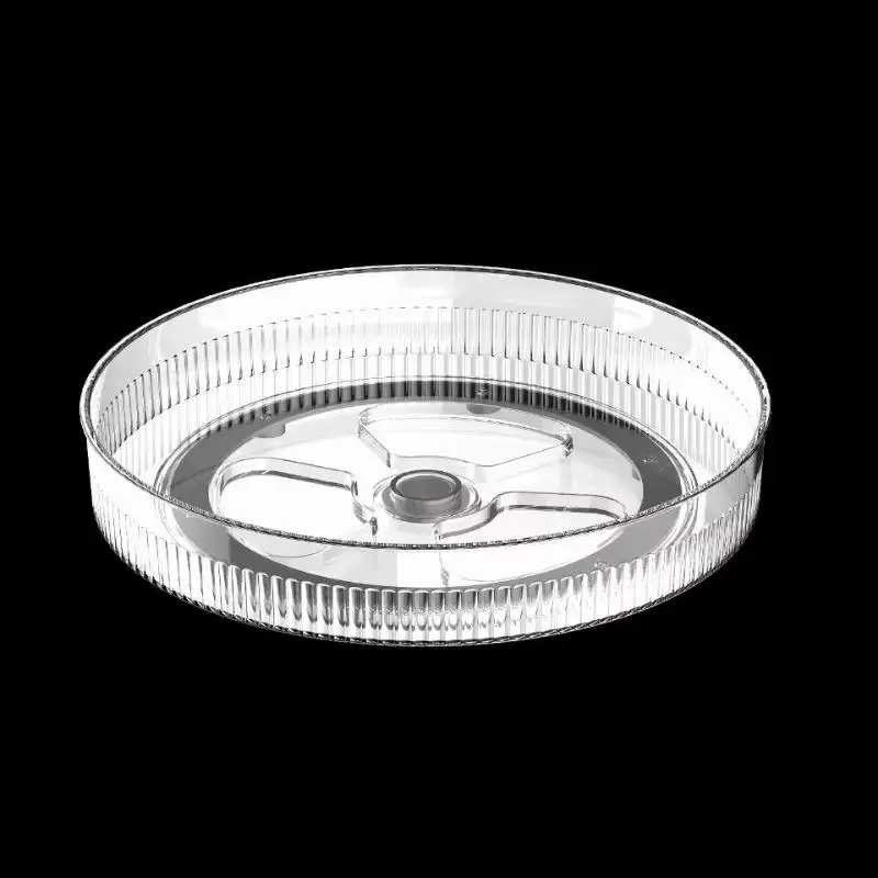 1Pcs 360 Degree Rotating Makeup Organizer Cosmetic Desktop Storage Lotion Display Case Makeup Perfume Organizer Perfume Tray