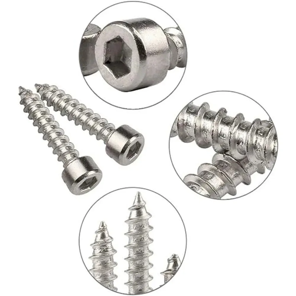Selbstschneidende Innensechskantschraube mit Innensechskant, M2, M2,6, M3, M3,5, M4, M5, M6, 8,8 Nickel-Zink-Innensechskantschraube für Lautsprecher – Detail 3