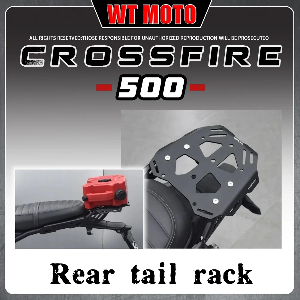 GK500 Rear Rack Bracket, BRIXTON CSFIRE 500 Tail Box Fuel Tank Bracket, Retro Canvas Tool Bag
