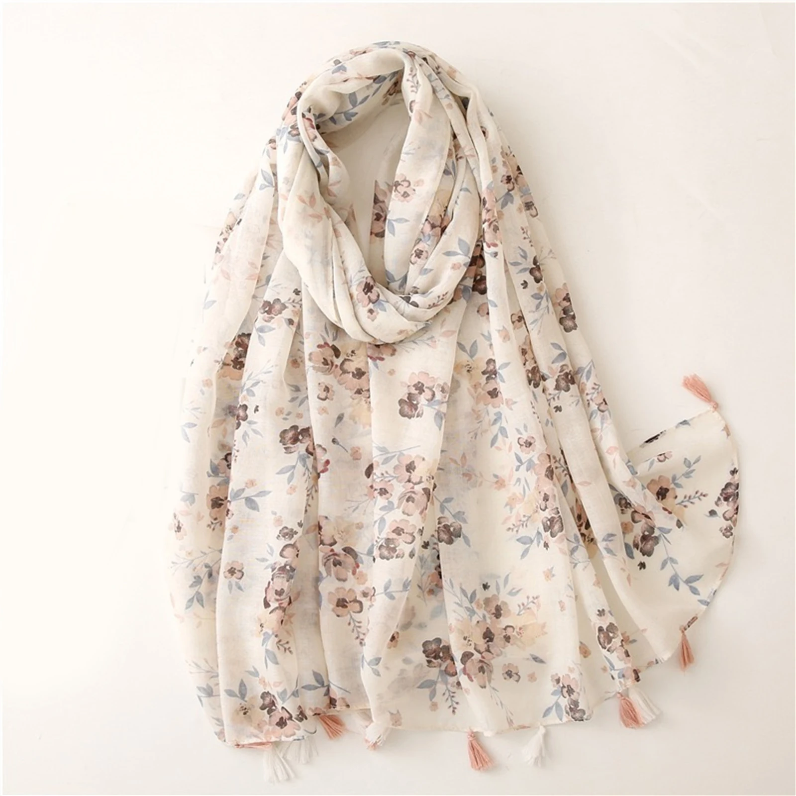 Luxury Design Print Warm Scarf New Fashion 180X90CM Lrage Shawl The Four Seasons Popular Bandanna Women Cotton And Linen Scarves