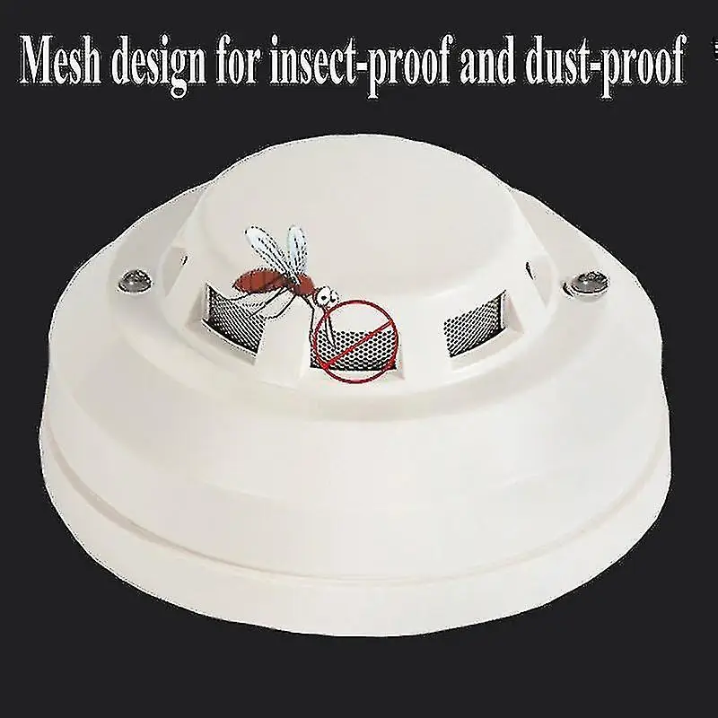 Wired Smoke Detector com alarme de voz, alarme de incêndio, rede alarme de incêndio, Sensor, DC 12V, 24V