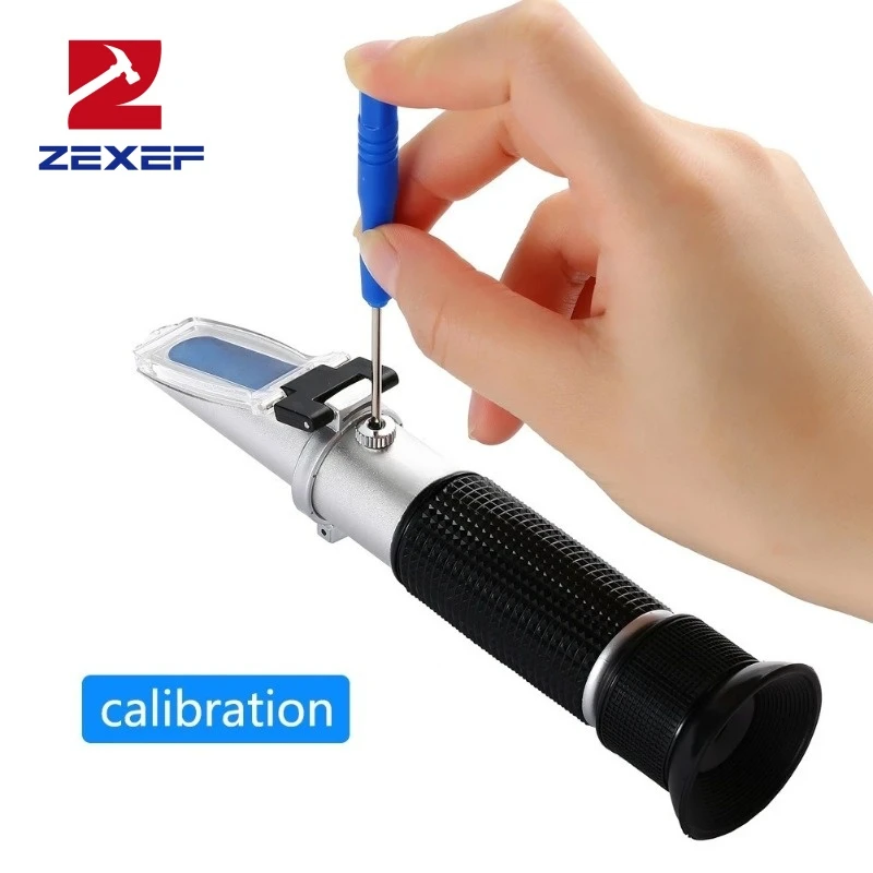 ZEXEF Handheld Salinometer Refractometer Seawater Detector Seawater Hydrometer Aquaculture Optical Salinometer