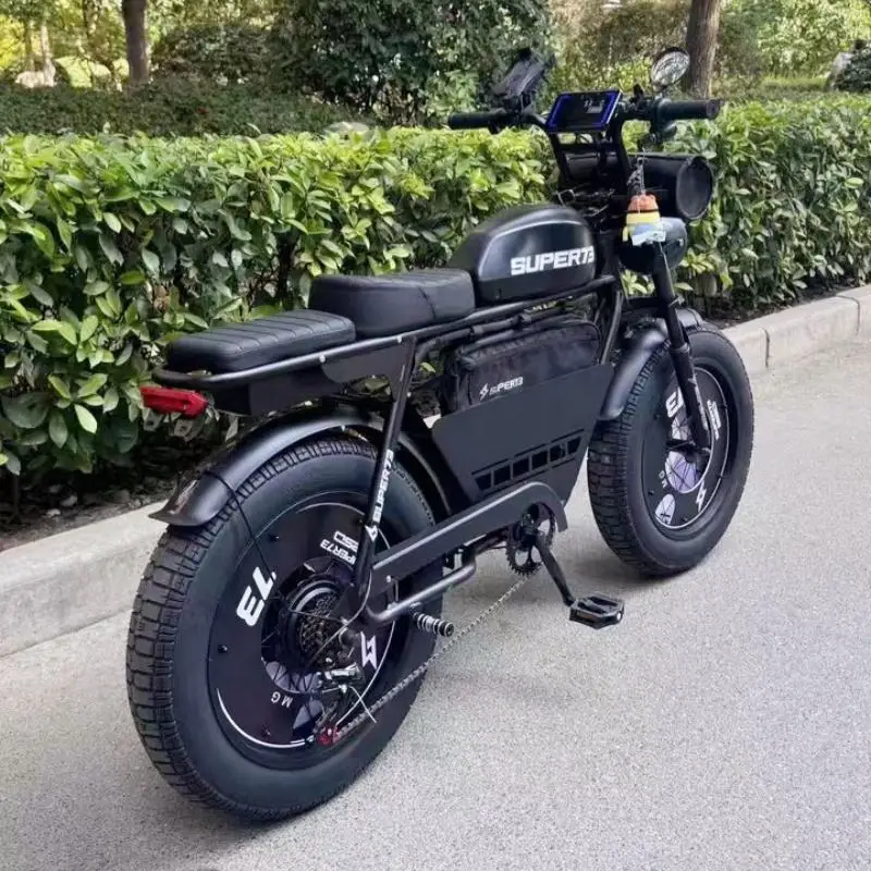 SUPER73 Adult Electric Bike 500W Motor 48V20AH Lithium Battery Off-Road Electric Bicycle 20-Inch Tire Sand Snow Mountain E-Bike image 4