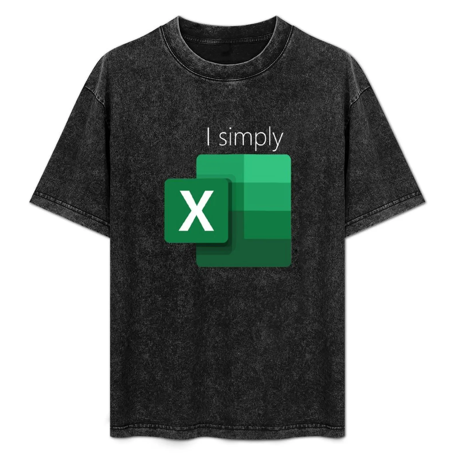 

Футболка I simply Excel с минималистичным графическим принтом