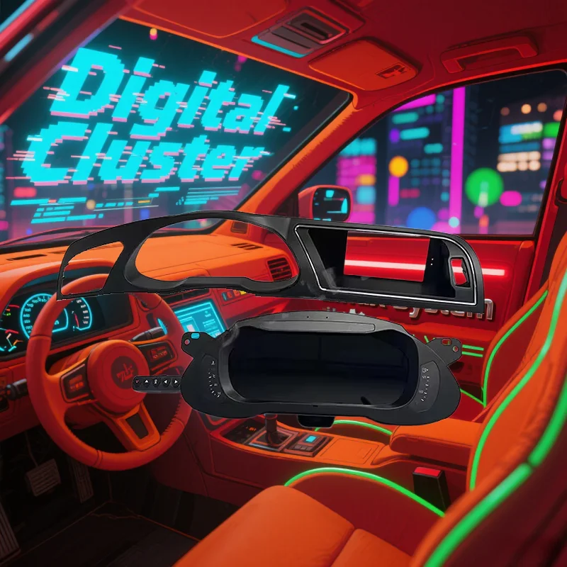 

Новейший автомобильный цифровой прибор для кластера кабины для Audi A4L A4 S4 RS4 2008-2018, ЖК-панель, экран, спидометр, приборная панель