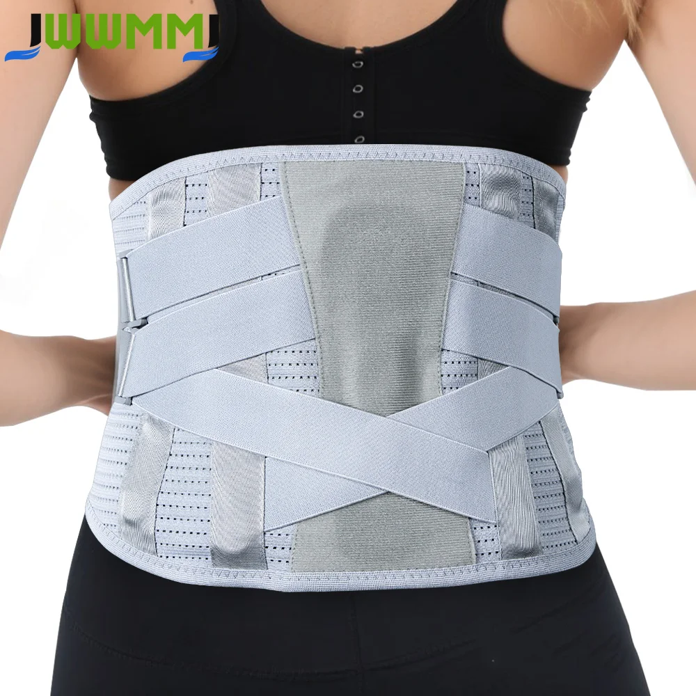 Ceinture de soutien lombaire pour le bas du dos, pour hommes et femmes, conception bionique de la colonne vertébrale, pour la sciatique et la hernie discale