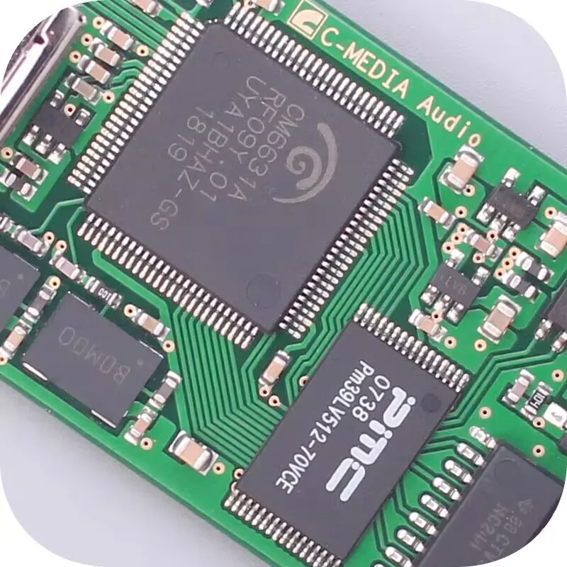 CM6631A Asynchroniczna karta dźwiękowa z interfejsem cyfrowym USB na I2S kompatybilna z włoskim przetwornikiem cyfrowo-analogowym Amanero XMOS