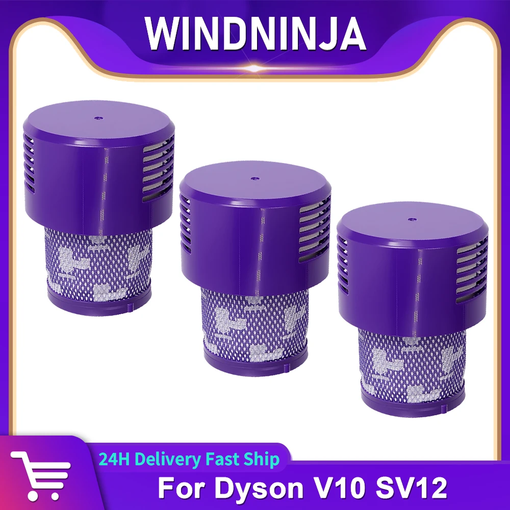 Waschbarer Filterersatz für Dyson V10 US SV12 Cyclone Animal Absolute Total Clean Staubsauger, Zubehör für den hinteren Filter