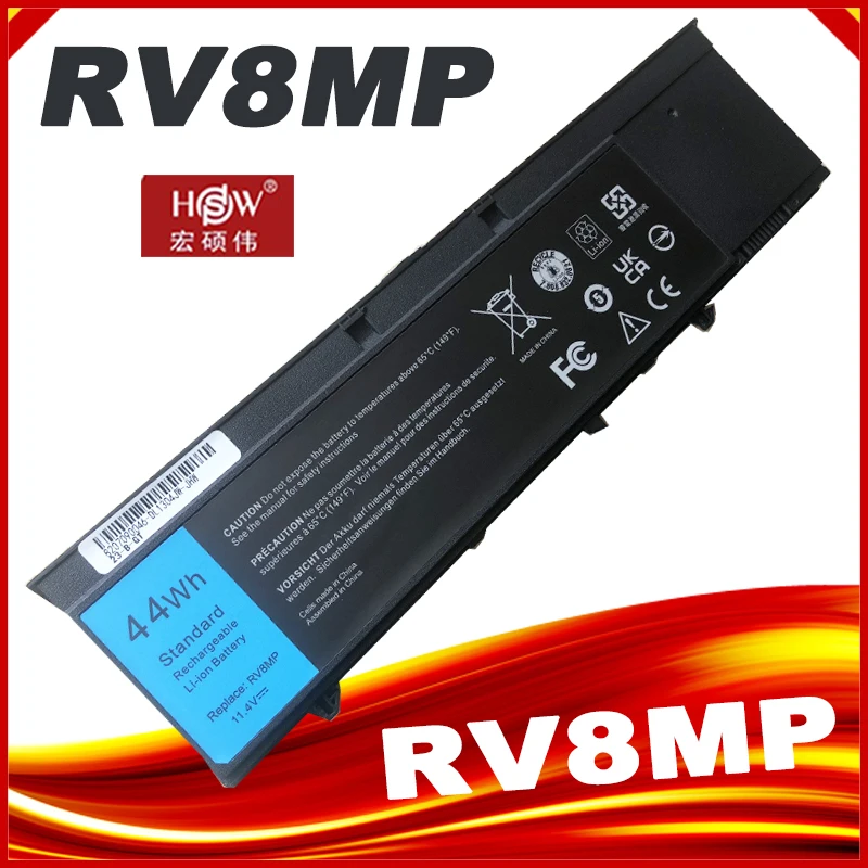 

New RV8MP Battery For Dell Latitude XT3 Tablet PC H6T9R 1NP0F 37HGH 11.4V 44WH