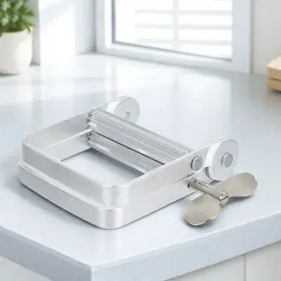 

Aluminum Alloy Toothpaste Squeezer Durable Tube Extruder For Home Hair Salon Multi Purpose Lotion Squeeze Tool Storage Design