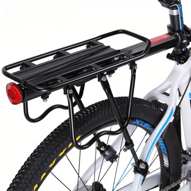 Bike Carrier Rack, Bike Rear Carrier, Quick Detachable Bike Rack Aluminum Alloy Manned High Load Capacity Bicycle Rear Rack