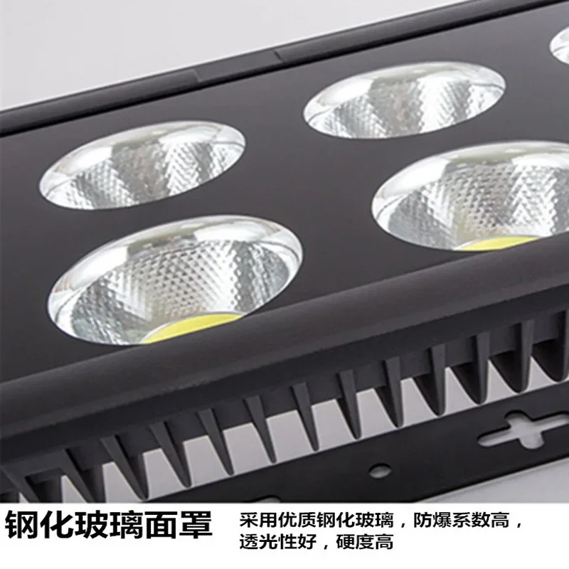 Wide-edge Integrated Floodlights COB Stadium Outdoor Waterproofing Project Rectangular Spotlight LED High-brightness Floodlight