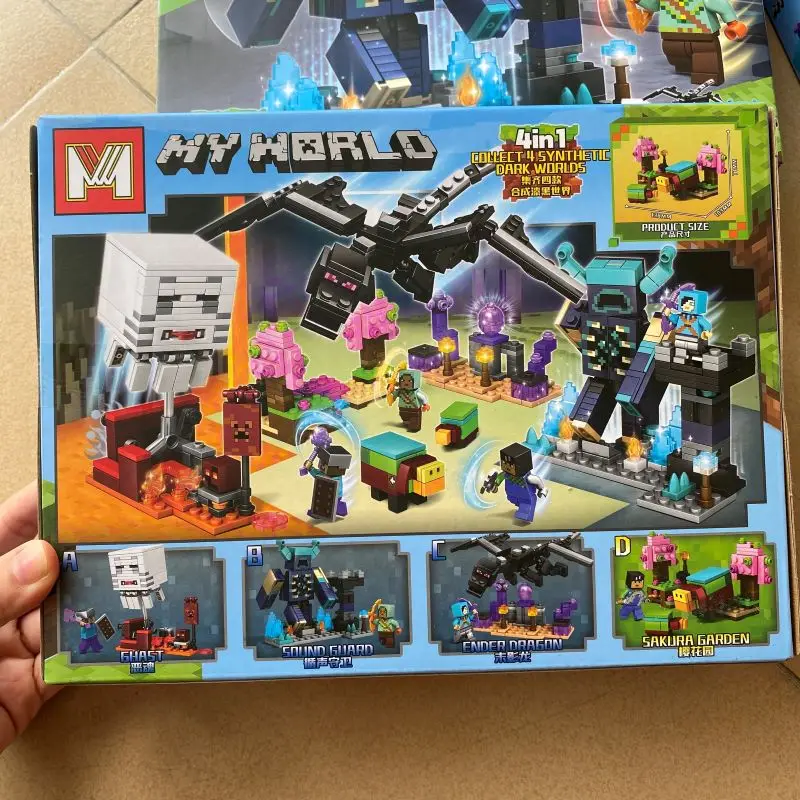 �y�Z�[�����zMinecrt �T�E���h�A�N�e�B�u�f�B�t�F���_�[ �u���b�N���[���h�o�g�� �C�[�r���\�E�������X�^�[ �G���_�[�h���S�� �g�ݗ��Ă�������u���b�N ����p�v���C�Z�b�g