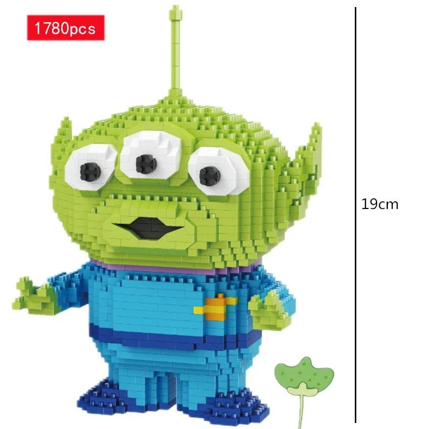 Kawaii Disney Toy Story Building Block Sheriff Woody Buzz Lightyear Jessie Dolly Buttercup Bricks Figures Model Toys Kids Gift