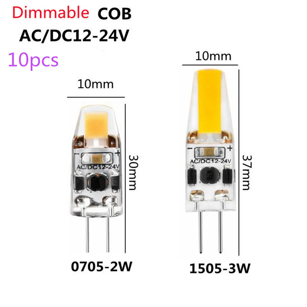 10pcs/lot Dimmable Bulb 12V 24V G4 LED Bulb Natural white 3w 1505 G4 Bulb Replace Traditional of Halogen Bulb for Chandelier