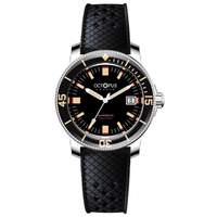 Octopus Mens Diver Watches Pilot Automatic Watch Retro Mechanical Wristwatch Diving 300M Waterproof Luminous Sappire Bezel Sport