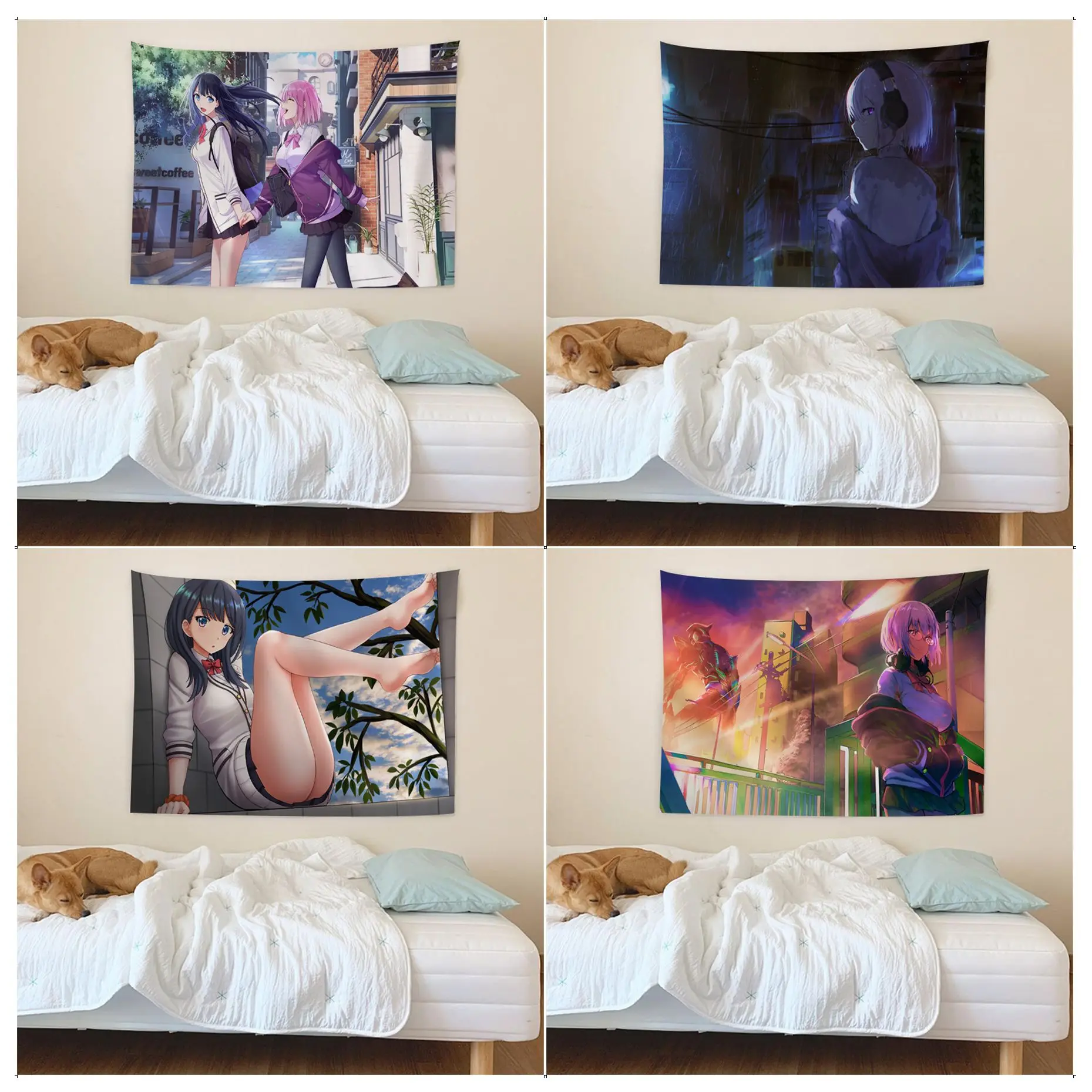 

SSSS.Gridman Tapestry Chart Tapestry for Living Room Home Dorm Decor Art Home Decor