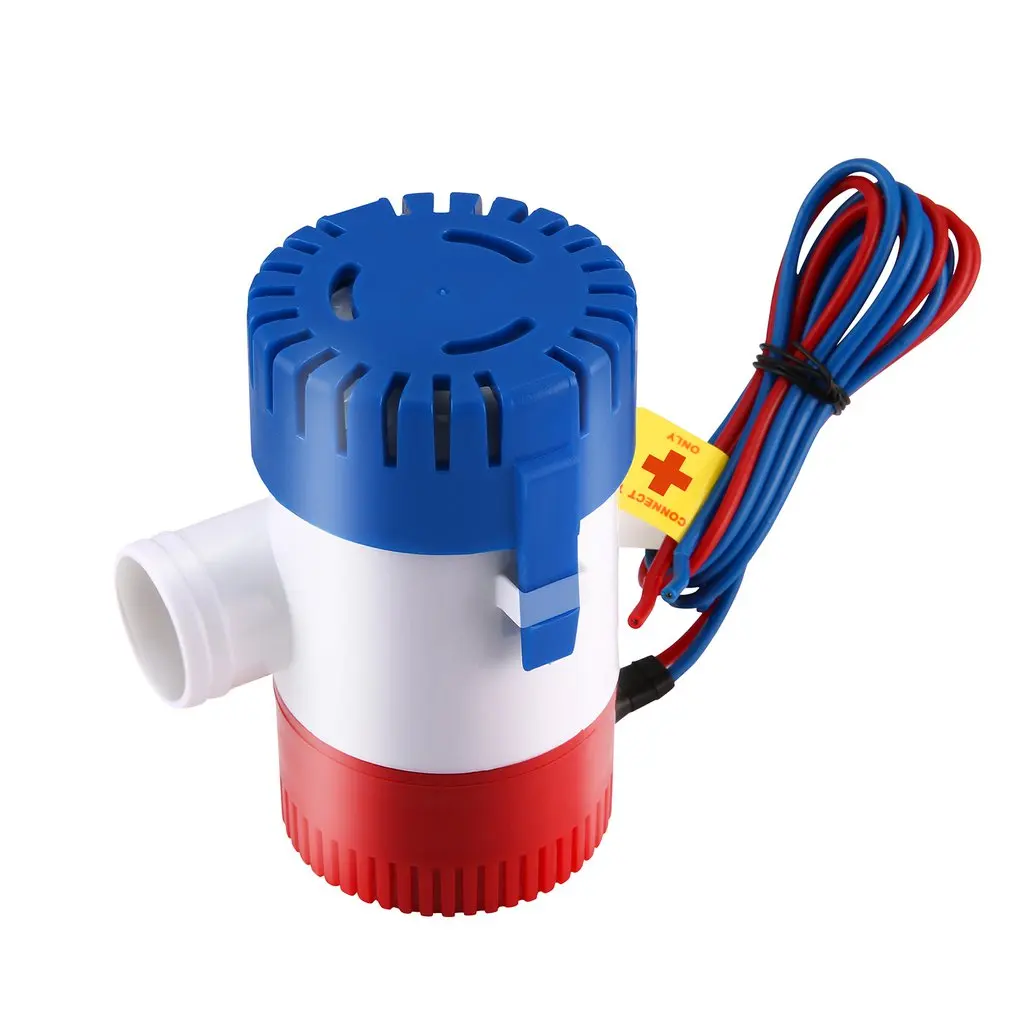 12V Vacuum Water Pump Submersible Marine Boat Bilge Pump 1100GPH Water Pump Used In Boat Seaplane Motor Homes Houseboat