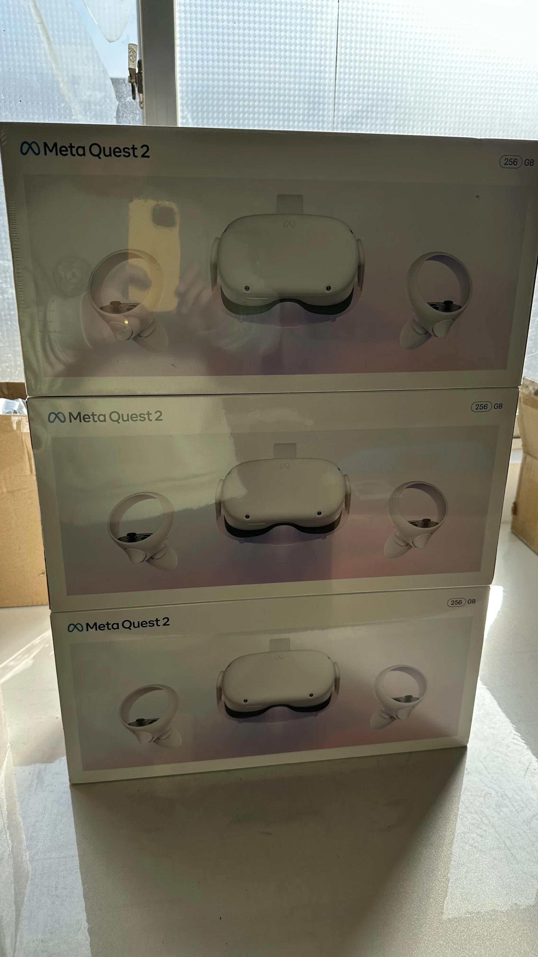 Oculus Meta Quest 2 Virtual Reality Headset All In One 3D VR Glasses with 8G + 64G/128G/256G Memory Support FOV 98 Degree