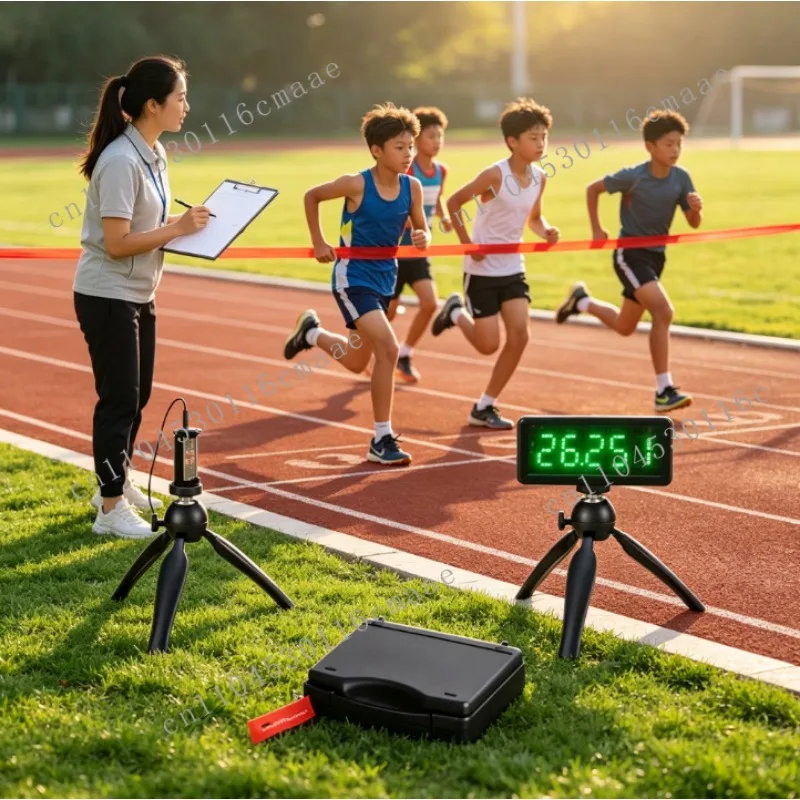 0.001s Accuracy Wireless Racing Stopwatch USB Recharge LED Digital Timer For Track And Field Athletic Competition Race Timing