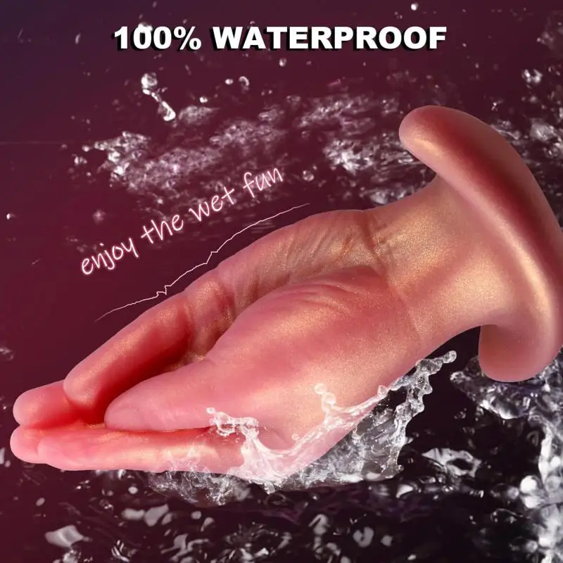 Realistic Hand Silicone Anal Plug Dildo With T-base Wearable Prostate Anal Trainer Sex Toys For Men Women Gay Penetration Anal - Image 4