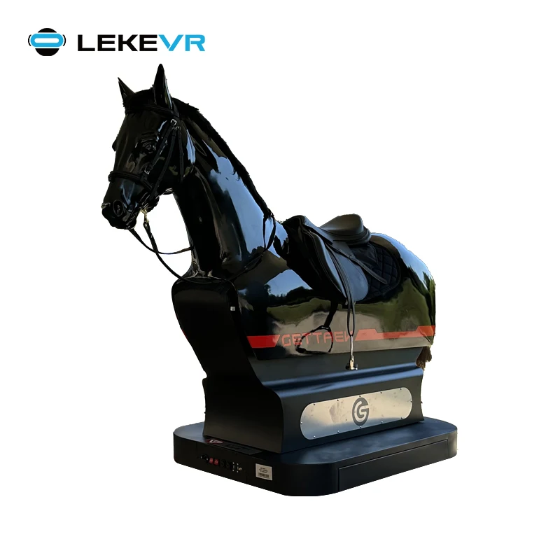 LEKE Horse Riding Simulator Machine Equestrian Training Simulator  Mechanical Horse Trainer for Riding Schools