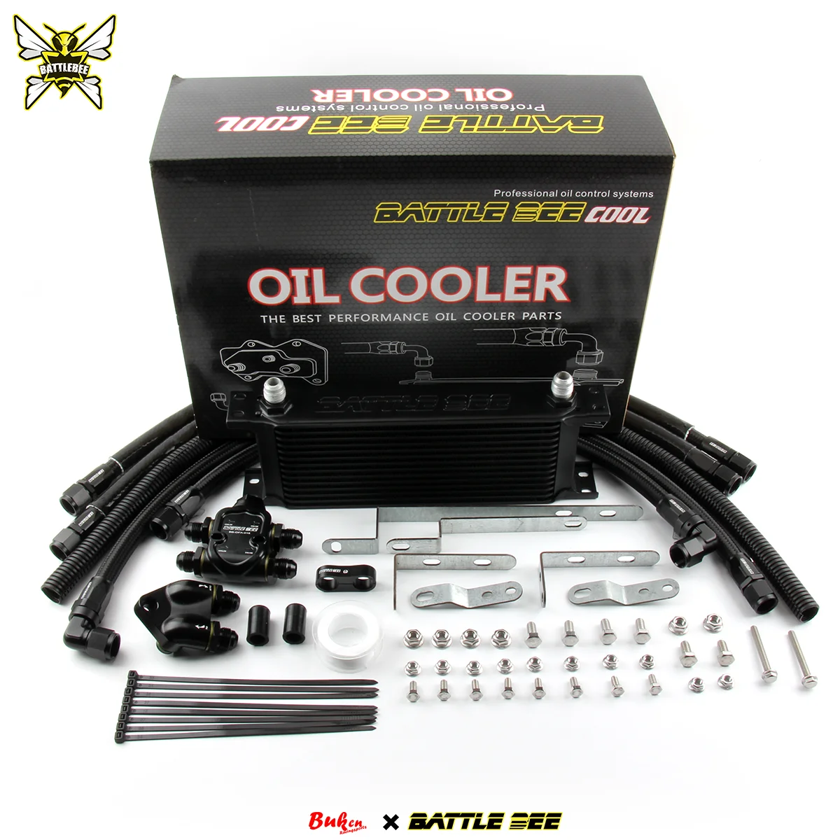 

Car engine modification oil cooling kit. Suitable for BMW F30/F35 ZF8HP45/50/70 transmission oil cooling oil pan, thermostat